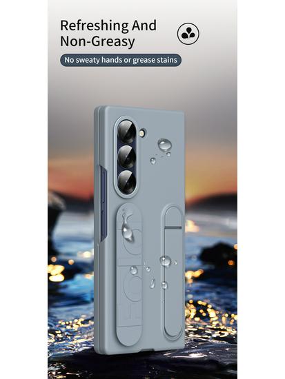 Чехол для Samsung Galaxy Z Fold 7 с вертикальным ремешком на запястье и подставкой - Полная защита, Защита от падений