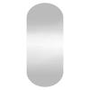 vidaXL Wandspiegel 35x80 cm Glas Oval