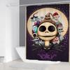 Кошмар перед Рождеством Занавеска для душа Занавески для дома Аксессуары для ванной комнаты Ванна Спальни Водонепроницаемая тканевая штора