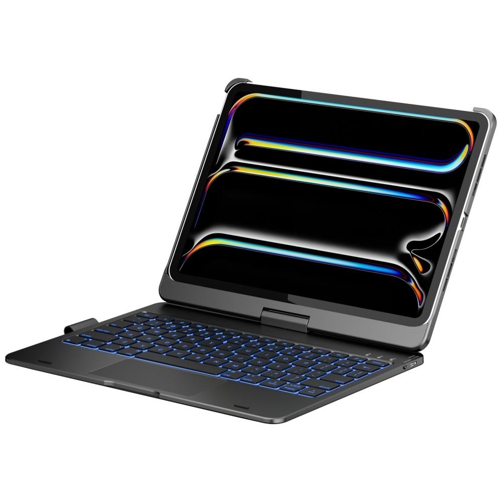 Etui Typecase Flexbook Touch             z klawiaturą do iPad Air 11" 2024/2025 szary