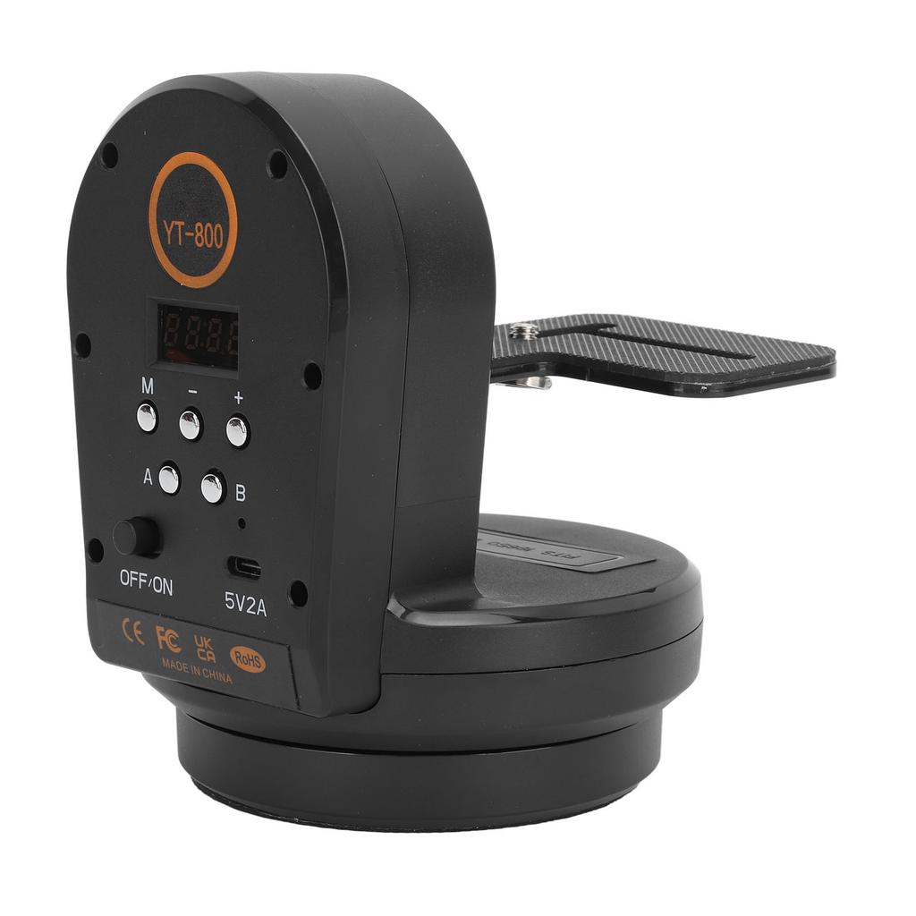 YT800 Вращающаяся Панорамная Головка Наклона 5Вт 2,4 ГГц Пульт Дистанционного Управления Вращение на 360 Градусов Отверстие с Винтом 1/4 дюйма Фотография