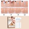 120Pcs Invisible Face Lift Tape Thin Breathable Waterproof Stretchable Face Shaper Double Chin Neck Sagging Skin Tightening Slimming Lifting Patch
