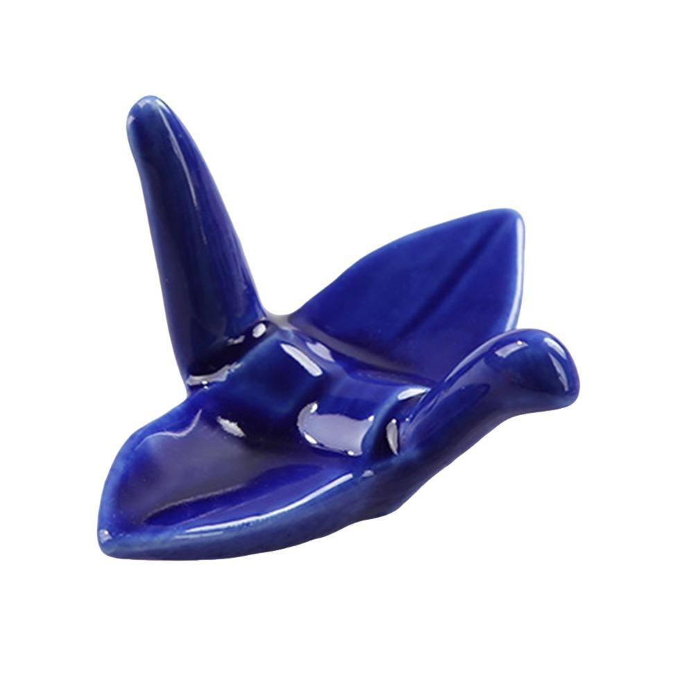 1pcs Desktop Decor Ornament Chopstick Holder Paper Crane Shape Chopsticks Pillow Desktop
