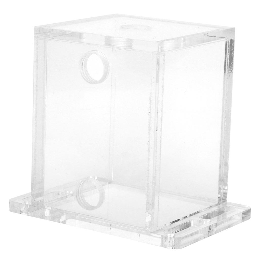 Acrylic Water Tank GQSXT3 Fully Transparent 3 Holes Water Cooler with Extension Fixation for Computer CPU