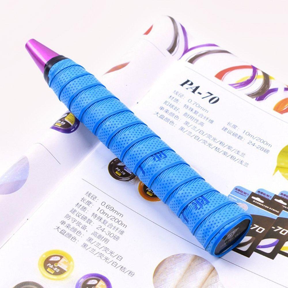 Thickened Fishing Rod Sweatband Gradient Colorful Tennis Overgrip Fishing Rod Belt  Tennis Racquet