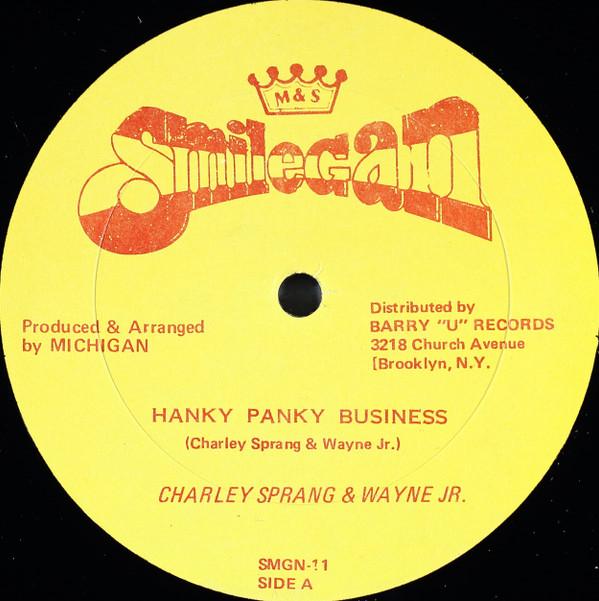 12-дюймовая пластинка CHARLIE SPRANG WAYNE JR. POLLY P Hanky Panky Business Наш День Будет SMGN09 SMILEGAN US Регги Ска Даб Б/У