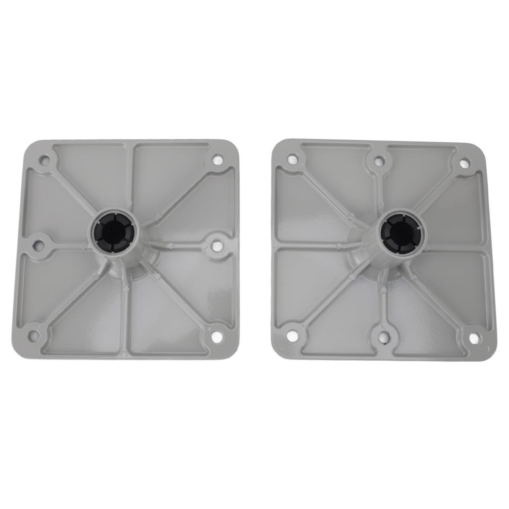 2PCS Boat Seat Bases Aluminium Alloy 6 Screw Holes 3 4 Inch Pin Post Mounting Base for Marine Boat Swivel Seats