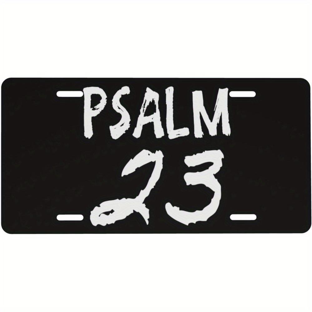 Psalm Faith Phrase Tin Sign Vintage Durable Metal Plaque Wall Decor Home Office Bar Man Cave Wall Art