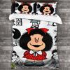 Комплект постельного белья Mafalda Single Twin Full Queen King Size Комплект постельного белья Aldult Kid Bedroom Duvetcover Sets 3D Print Anime Mafalda 030