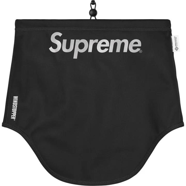 Supreme Шейный бафф Windstopper Черный