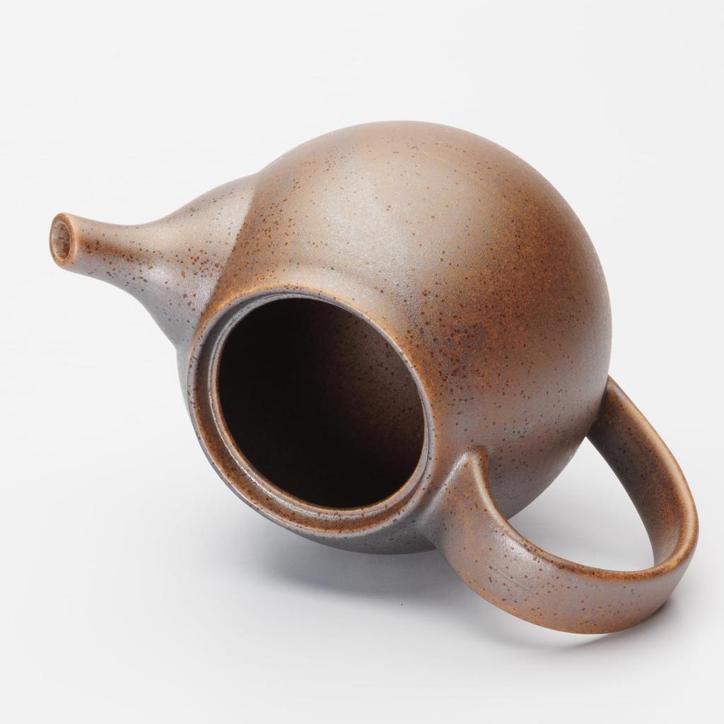 Мино-яки примерно 500 мл черный Сигараки сделано в чайнике, вместимость, стиль, Япония, 500-06