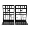 2Pcs Decorative Book Ends Metal Bookcase Railing New Book Divider  Office Home