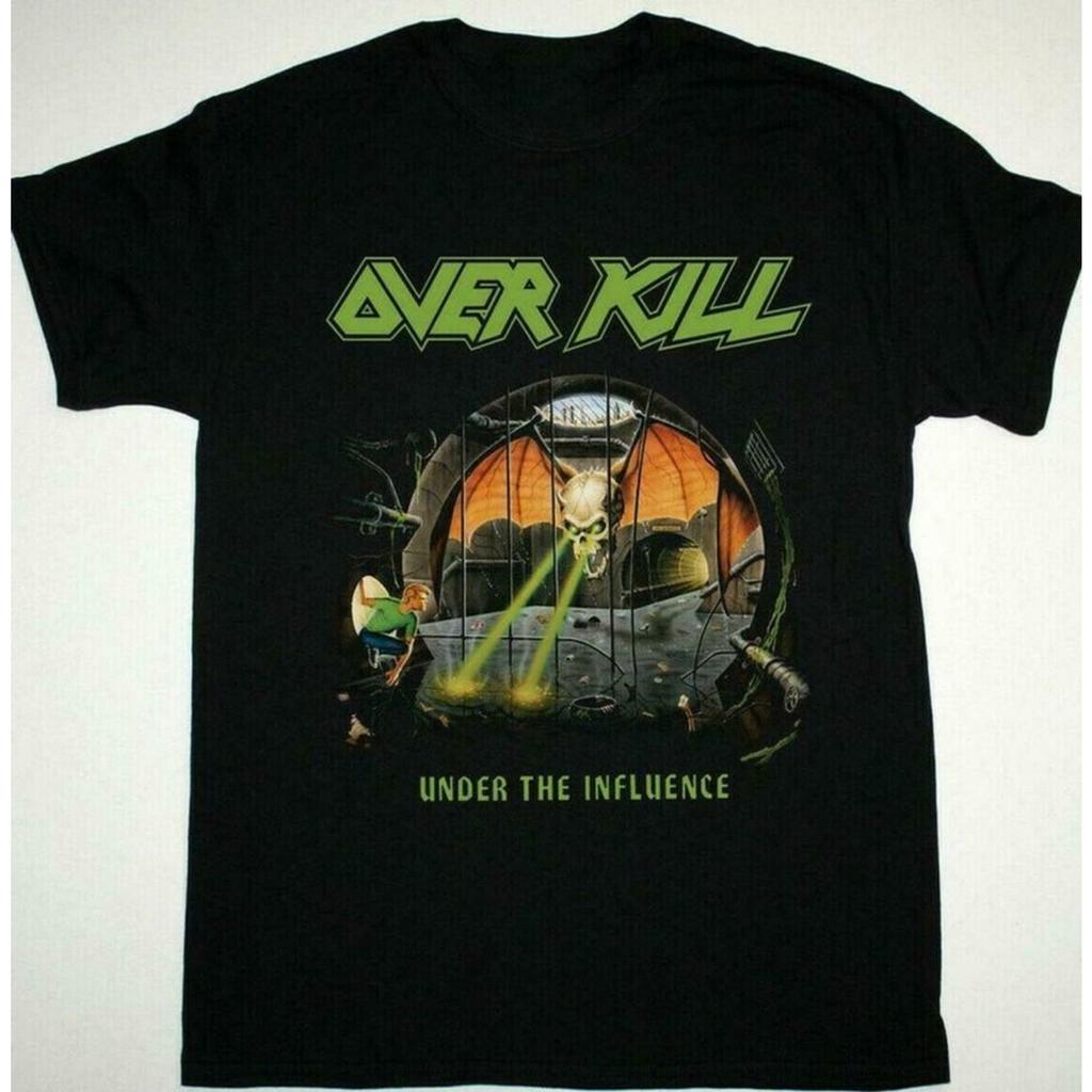 Overkill Under The Influence Heavy Cotton Black S234XL Unisex TShirt KN Unisex T-Shirt