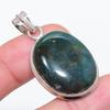 Natural Bloodstone Gemstone 925 Sterling Silver Jewelry Pendant 1.77" N6g17
