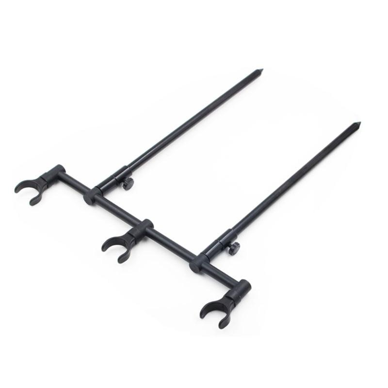 Fishing Rod Support with 2 Head/3 Head for Fishing Rod Bracket Fishing Rod Bracket Fishing Buzzer Bar Bites Alarm Holder