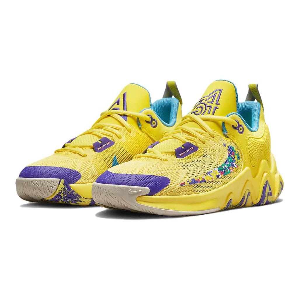 Nike Кроссовки детские Giannis Immortality 2 GS Yellow Strike Multi-Color Laser-Blue Tour-Yellow DQ1943-700
