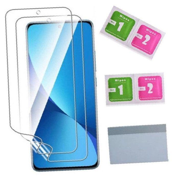 Protecteur écran (film hydrogel) - AILIKA - TCL K70 - Transparent - Anti-rayures - Lot 2 avec accessoires