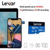 Lexar Карта памяти micro SD TF 128 ГБ 663X Класс 10 A1 До 100 МБ/с чтение 256 ГБ 32 ГБ 64 ГБ 512 ГБ SDXC SDHC V10 U1 V20 A2 Оригинальная флеш-карта Micro SD