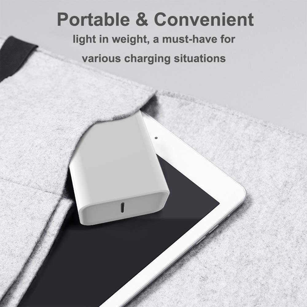 For Apple Charger 18W PD 3.0 Charger QC 4.0 3.0 USB Type C Quick Charge 4.0 For iPhone 11 12 Xs X 8 Ipad Fast Charging Power Type-C