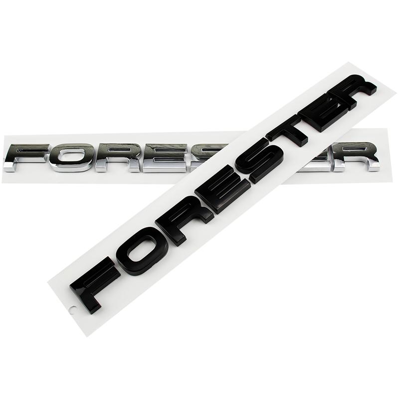 FORESTER letter badge car stickers for Subaru FORESTER modified accessories Forester rear trunk logo tail label decorative M111