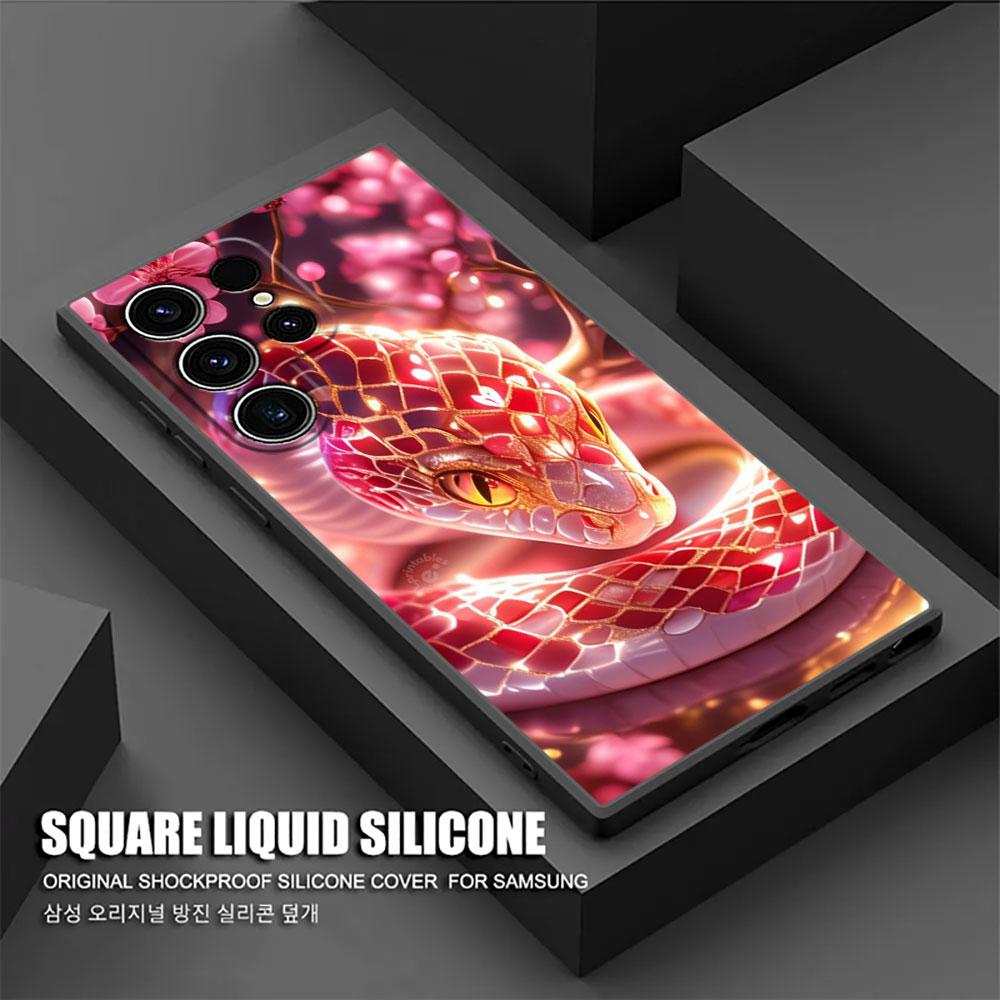 Змеи и Женщины S26Ultra Силиконовый Чехол Для Samsung Galaxy S26 S25 S24 S23 S20 S21 FE S22 Ultra Plus 5G Чехлы Мягкая Крышка для Телефона