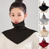 Irregular Design Knitted Scarves Wool Fake Collar Fashion Neck Protection for Outdoor