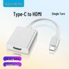 Многофункциональный USB-C хаб-докстанция 3-в-1 для ноутбука, HDMI 4K30
