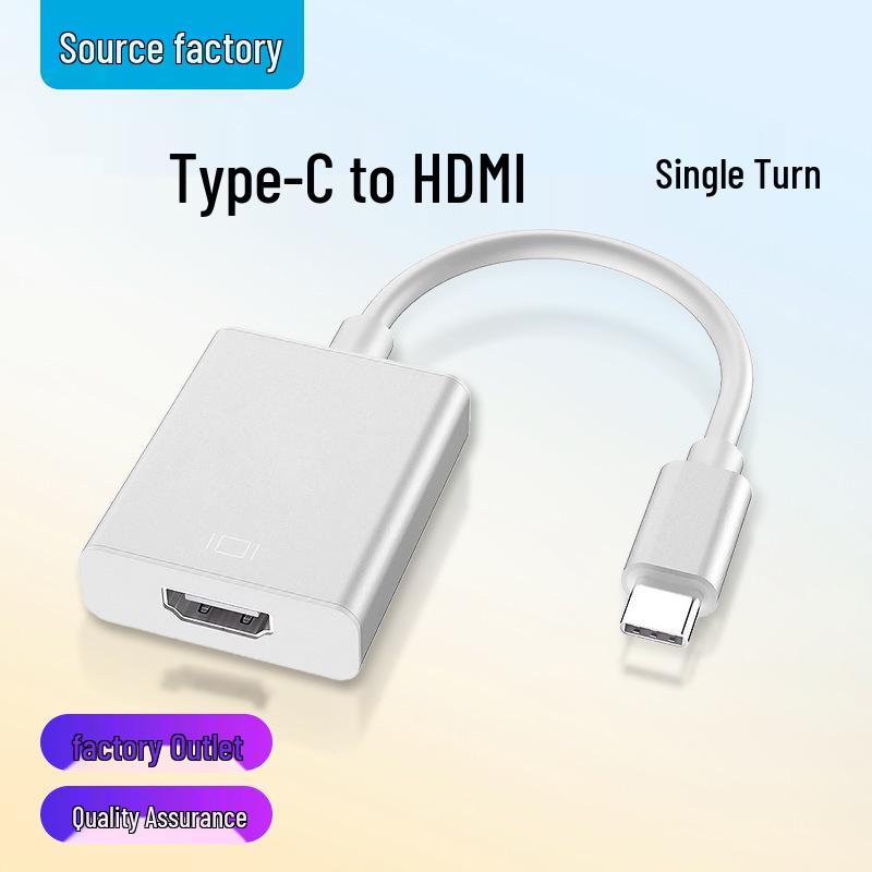 Многофункциональный USB-C хаб-докстанция 3-в-1 для ноутбука, HDMI 4K30