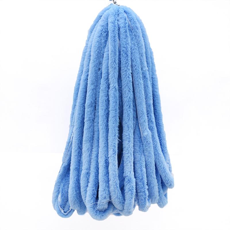 1 м искусственный мех, имитация меха кролика выдры, полоски из кроличьего меха, Рождественский костюм, планка, манжеты, аксессуары, плюшевые полоски