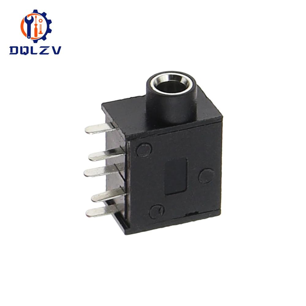 3.5MM Audio Headphone Jack Connector PJ-325 Stereo Audio Earphone Connectors 3.5 PJ-325 Audio Jack Socket Multicolor