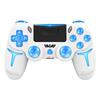 Беспроводной Bluetooth игровой контроллер для PS4 с RGB-подсветкой, двойной вибрацией, шестиосевой, черный
