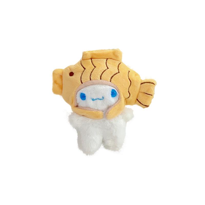 Креативная плюшевая кукла-брелок Taiyaki Puppy - очаровательный мультяшный кулон для детей и студентов