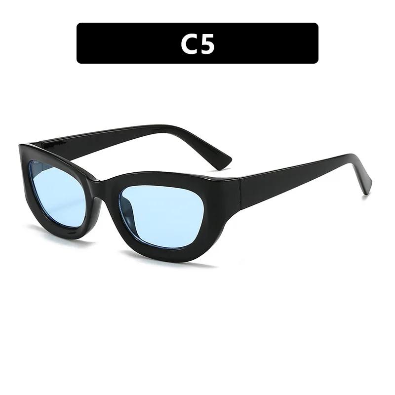 New Women Rectangle Vintage Sunglasses Fashion Design Retro Points Sun Glasses Female Lady Eyeglass Cat Eye Driver Goggles