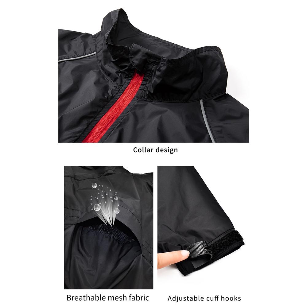 Wosawe Mens Cycling Jacket Windproof Waterproof Road MTB Mountain Bike Cycle Jersey Tops