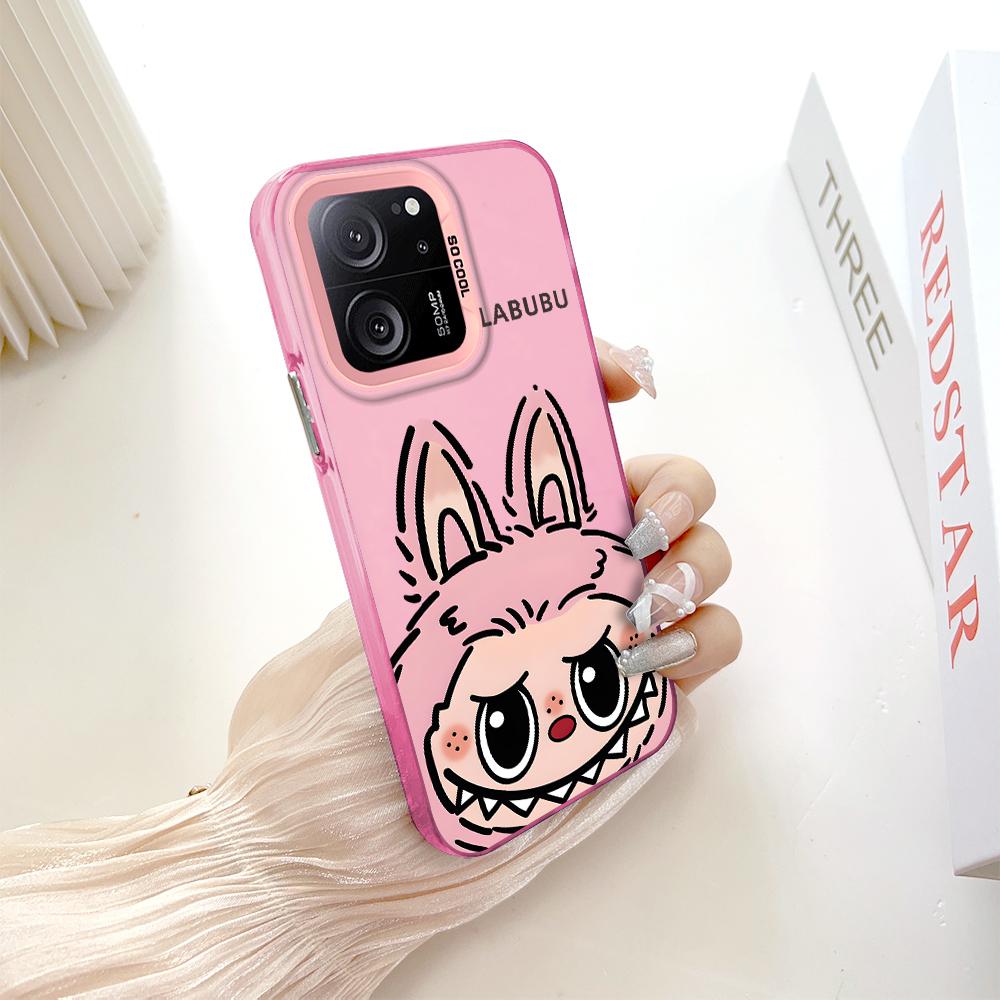 Окрашенный узор, цветной серебристый, двухсторонний, жесткий, противоударный чехол для телефона Xiaomi Redmi Poco