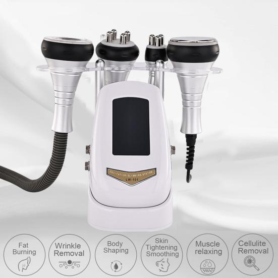 Инструмент для удаления жира 4 в 1. Тело, лицо, рука, живот. Устройство для подтяжки бедер. Светодиодный светильник. Радиочастотная ультразвуковая технология. Инструмент для сжигания жира.