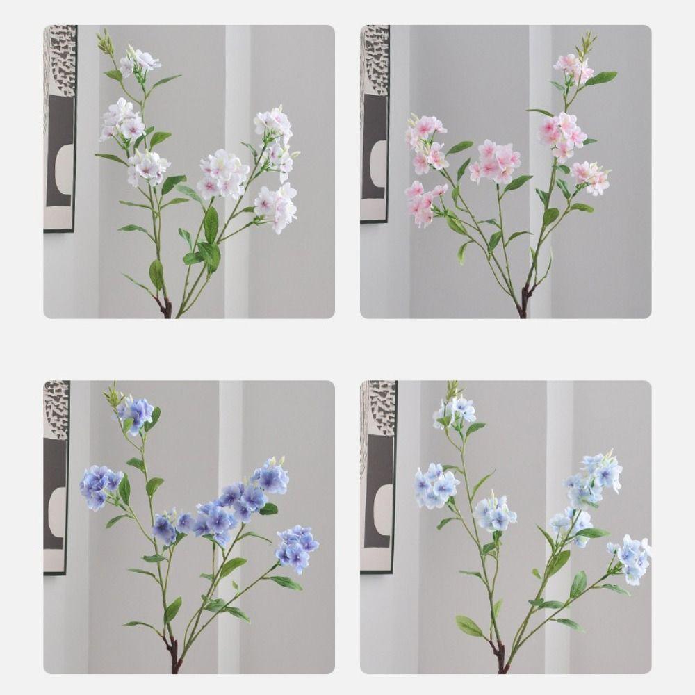87CM Length Silk Floral Stem Soft Texture Faux Flowers Wedding Decoration