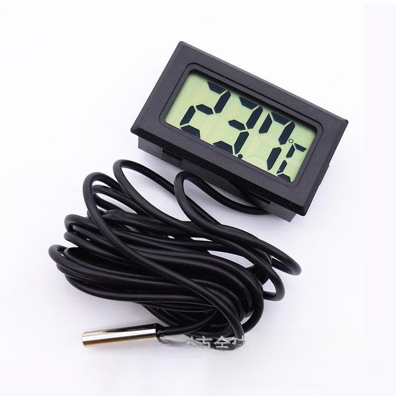 Waterproof Digital Thermometer with Probe for Fish Tanks and Refrigerators