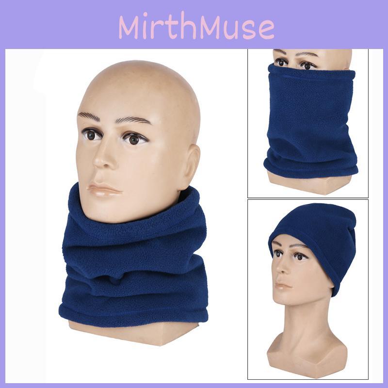 Mens Fleece Womens Neck Warmer Snood Scarf Hat Unisex Thermal Ski Snowboard Wear