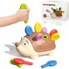 Hedgehog Montessori Educational Toy Fine Motor Toys for Toddlers Learning Counting Training Develop Concentration Sensory Gift