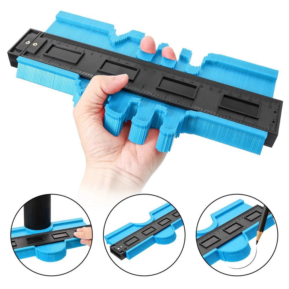 1 шт. Линейка Режущий профиль Линейка Шаблон Строительный Контурный дубликатор Инструмент для плитки