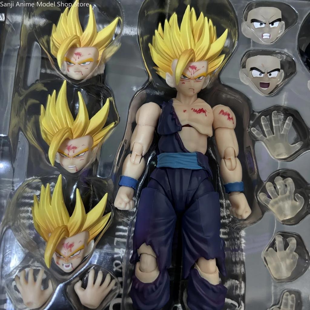 Dragon Ball Demoniacal Fit DF SHF Набор Отец и Сын Гоку Гохан Фигурка Действия Игрушка Модель Подарок