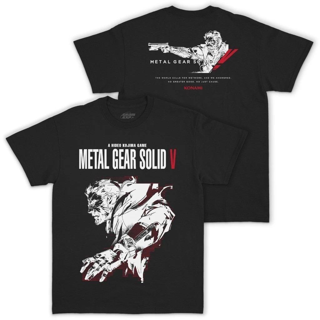 Винтажная Игра High Street Топ Metal Gear Solid Змея Потрясающая Футболка из Чистого Хлопка С Круглым Вырезом Искренний Подарок Футболка Унисекс