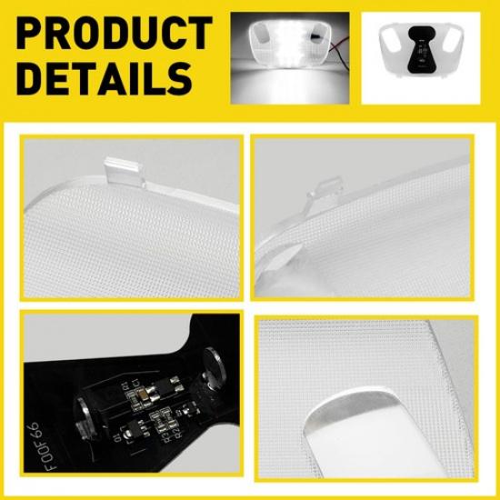 LED Interior Roof Dome Light & Cover For 1999-2007 Ford F-250 F-350 F-450 F-550