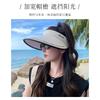 New Sunscreen Hat Summer UV Protection Large Brim Sun Hat Headband Empty Top Hat Sun Hat Face Cover Versatile