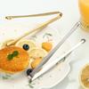 Мини-зажимы Ледоступы Утолщенные Зубчатые Кухонные щипцы из нержавеющей стали для скорлупы яиц, связывания яиц, кубиков льда, закусок