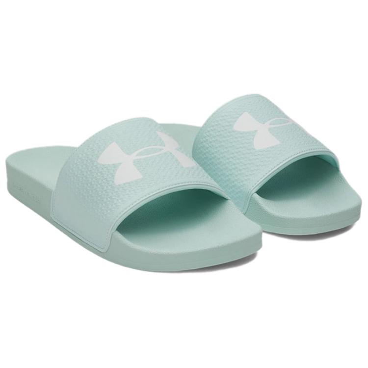 Under Armour Шлепанцы женские светло-голубо-зеленые 6007532-703