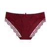 European & American Low-Rise Lace Ice Silk Panties - Women's Sexy Underwear with Cotton Crotch
