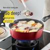 COOKER KING Красная сковорода для жарки во фритюре