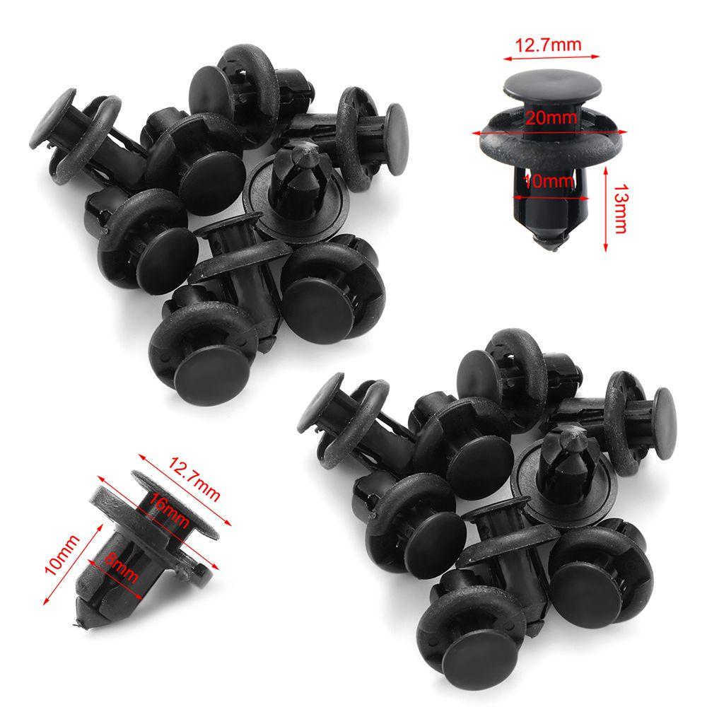 20Pcs Car Clips Bumper Rivets Retainer Fastener Push Pin